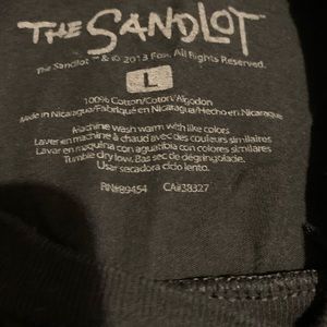 The Sandlot Shirts - The Sandlot Slugger Black Ted XL Tee Shirt The Sandlot Shirts - The Sandlot Slugger Black Ted XL Tee Shirt